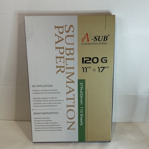 Sub sublimation paper 11x17 - sublimation,