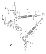 Suzuki Genuine C Ring DF125 X Y Cam Shaft Valve Engine 09390-22002-000