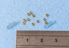 Turned Miniature Brass Washers M0.6 M0.8 M1.0 M1.2 M1.4 M1.6 M2.0 x20