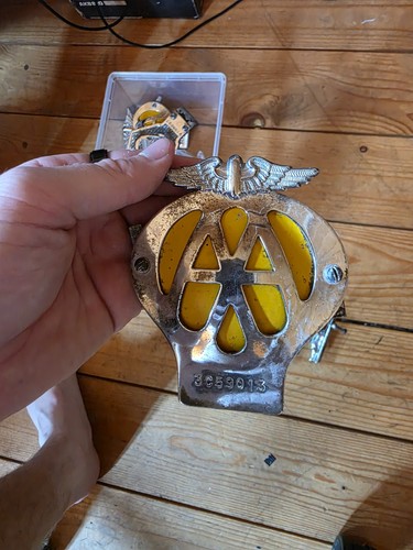 Car badge emblem retro - aa,