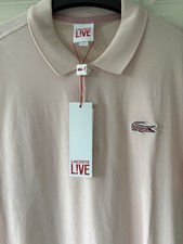 Lacoste Men's Pink Polo Shirt