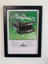 PORSCHE 911 Framed Classic Car