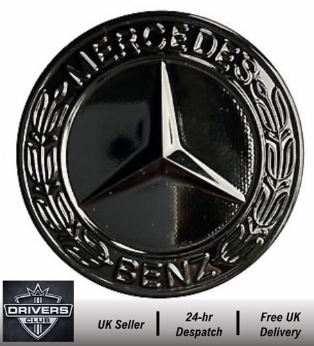 Fits mercedes bonnet flat star - flat,