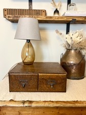 Antique Oak Filing Drawers