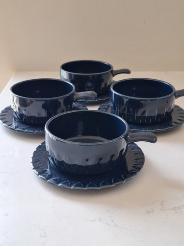 Holkham pottery navy soup - navy,