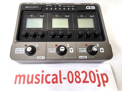 Zoom multi effects - g3, multi-effects