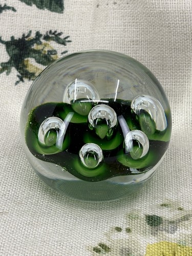 Vintage green and clear large - and,