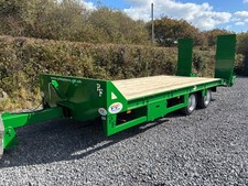 PF 19T Tandem axle low loader trailer tractor digger