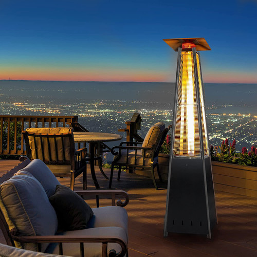 Pyramid gas patio heater - patio,