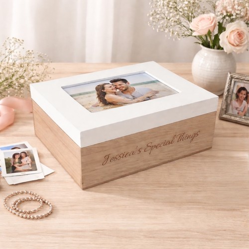Personalised wooden keepsake - personalised,