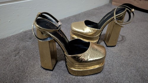 Gold croc moon - gold,