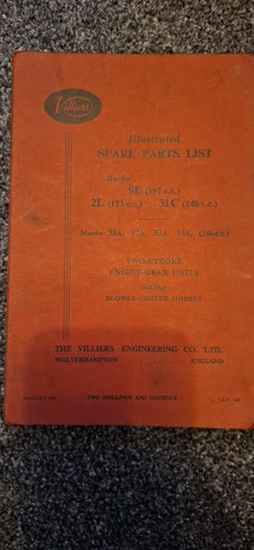 Villiers spare parts - parts, list