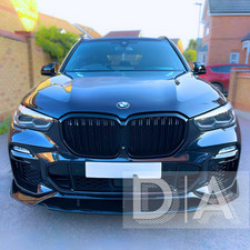 FITS BMW X5 G05 2018-2022 UPGRADE DUAL SLAT FRONT GRILL MESH PIANO GLOSS BLACK