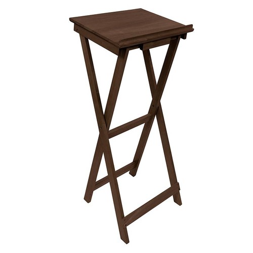 Portable folding lectern - lectern, maple