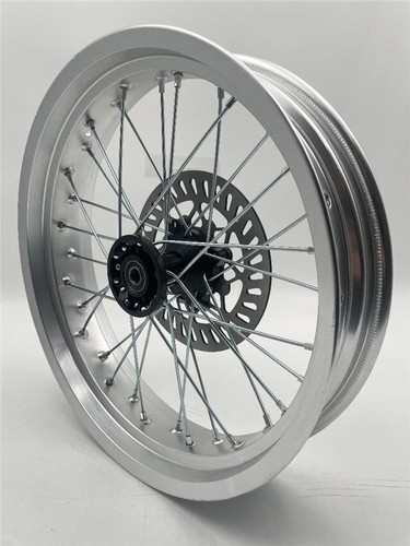 Pit bike silver wide alloy - bike, 17"