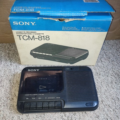 Sony tcm 818 cassette - cassette, recorder