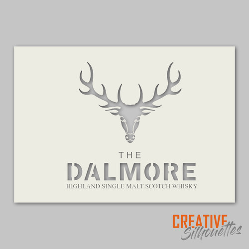Dalmore whisky stencil 190 - stencil,