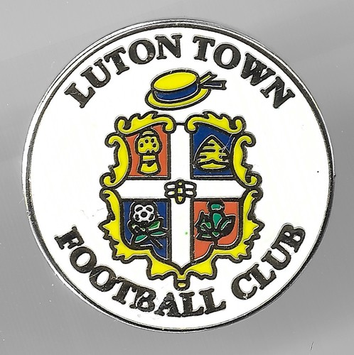 Luton town enamel football - enamel,