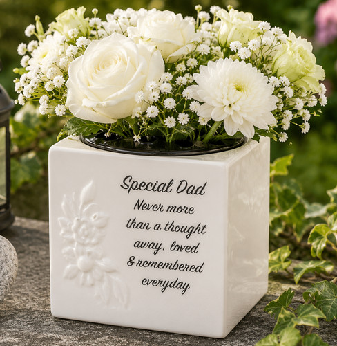 Dad memorial flower - memorial,
