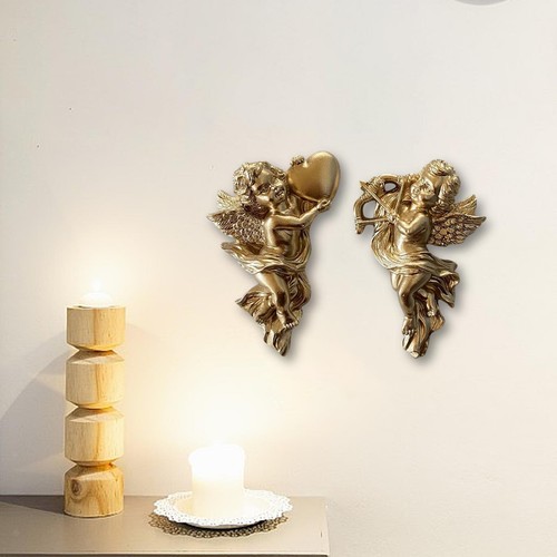 Pieces resin angel wall - 2,