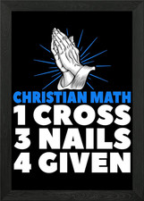 Christian Bible Jesus Framed