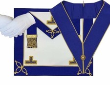 Masonic Regalia CRAFT PROVINCIAL UNDRESS APRON AND COLLAR BUNDLE TOP QUALITY
