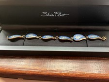 Sheila Fleet Blue Enamel And