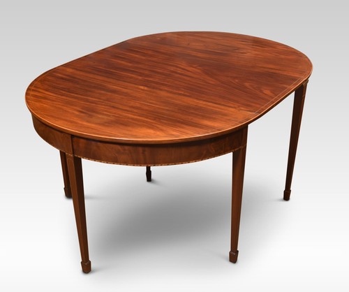 Mahogany end dining table - table, |