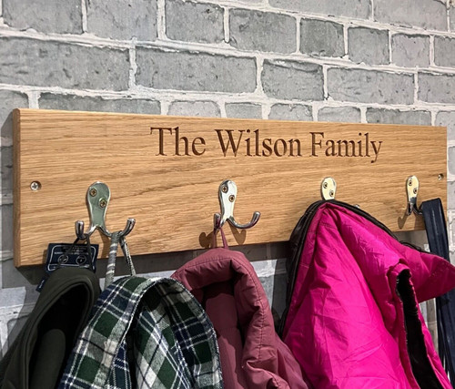 Personalised coat hooks - coat,