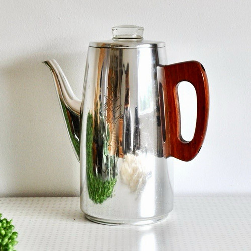 Stovetop coffee percolator pot - coffee,
