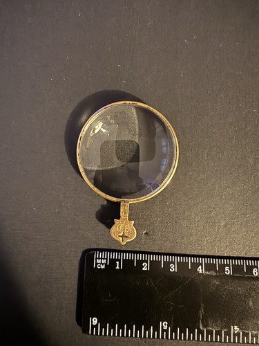 Antique brass 0 reading - brass, +8.0