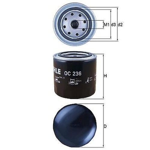 Knecht 236 oil filter - knecht, for