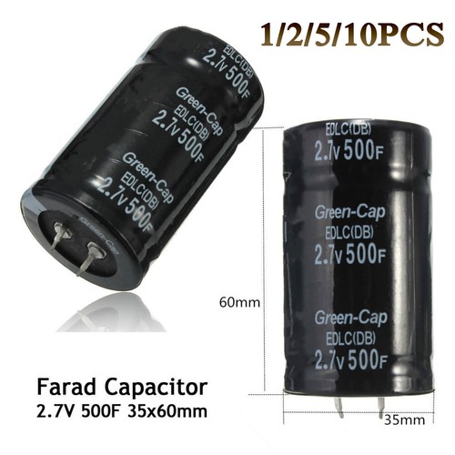 500f farad capacitor 2 - 2.7v,