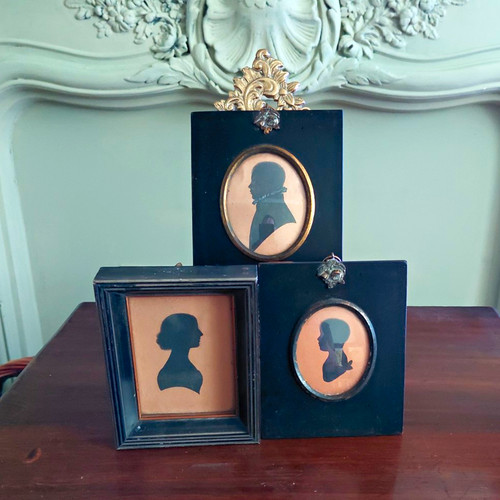Lot framed antique - of,