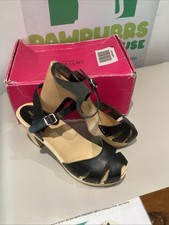 Hasbeens Swedish Black Sandals EU Size 40