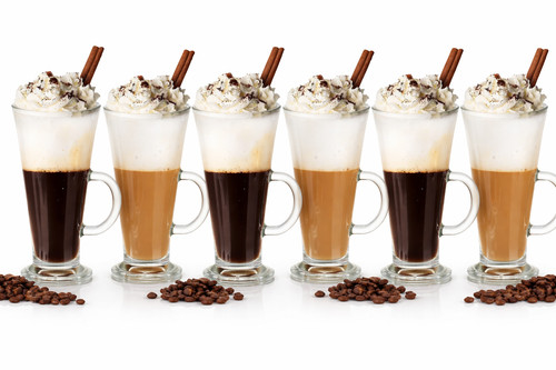 Latte coffee glasses - coffee,