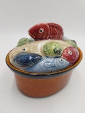 Vtg MAJOLICA Portugal TUREEN