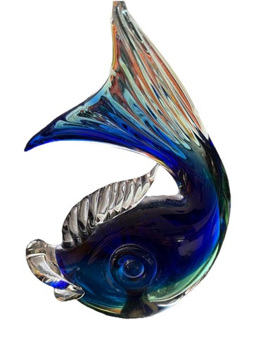 Vtg murano glass blue - murano, teal