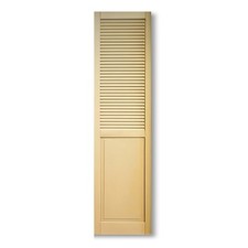 Natural PINE Wave FRONT Louvre Cupboard Wardrobe Coffer & Slatted - French Style