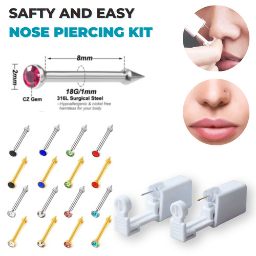 Disposable nose ear piercing - disposable,