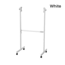Professional Adjustable Whiteboard Magnetic Standing W/Rolling Office Home Black