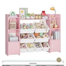 Toy Storage Unit White Kids