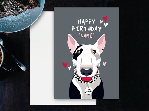 Personalised bull terrier - personalised,
