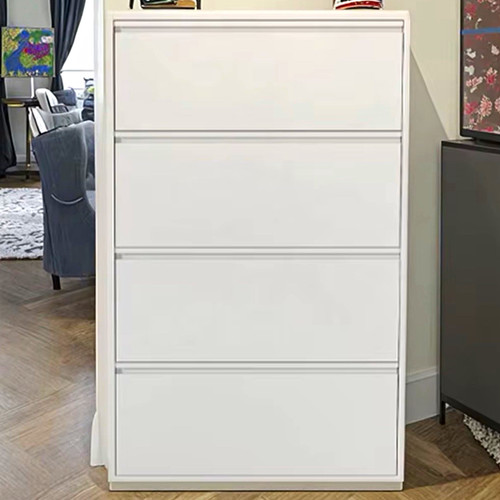 White freestanding shoe - white,