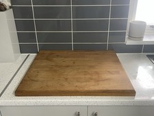 Large Solid Oak Butchers Block Cutting Board