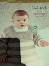 Selection of Baby Jumpers and Cardigans Knitting Patterns.