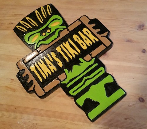 Tiki bar mask idol green - tiki,