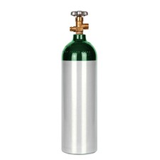 New 22 Cu Ft Aluminum Medical Oxygen Cylinder with CGA540 Valve