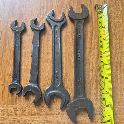 Vintage open ended wrench - ended,
