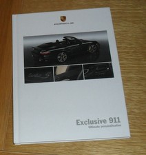 Porsche 911 997 Exclusive Accessories Hardback Brochure 2010-2011